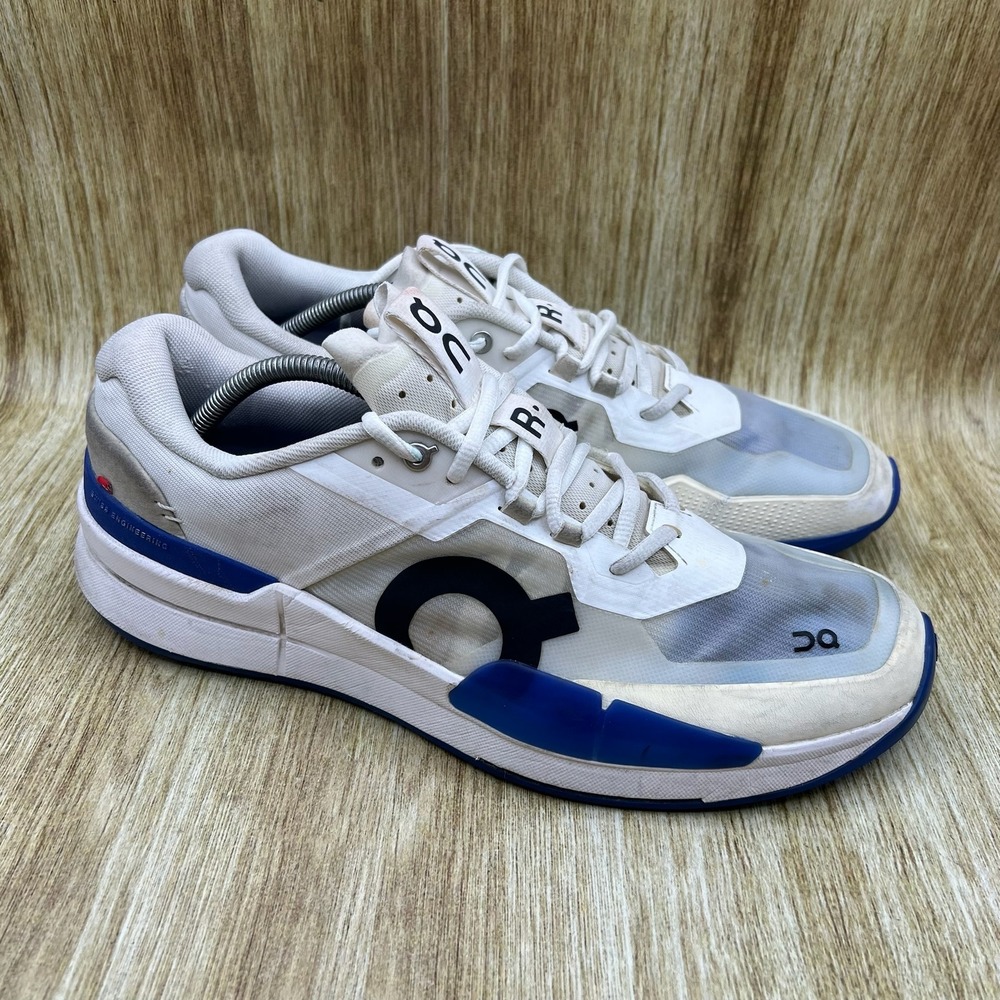On Cloud The Roger Pro 2 Men's Size 12 White Blue Tennis Shoes 3ME10300623